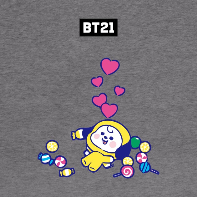 bt21 bts exclusive design 102 by Typography Dose